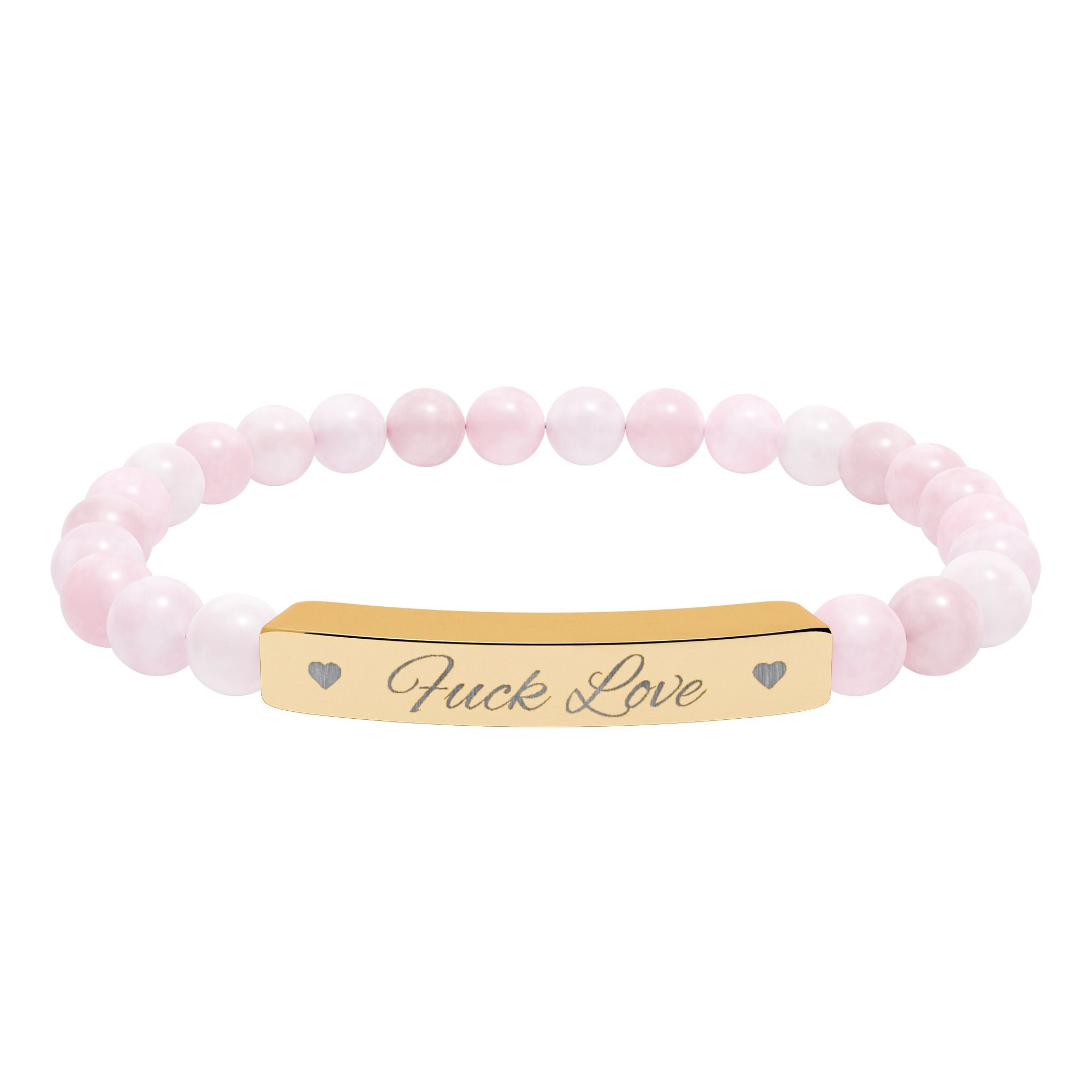 Fuck Love Crystal Bracelet