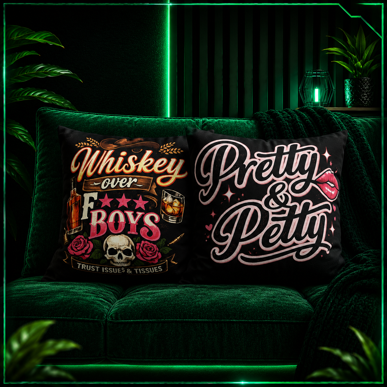 Gals Double Sided Cushion Cover