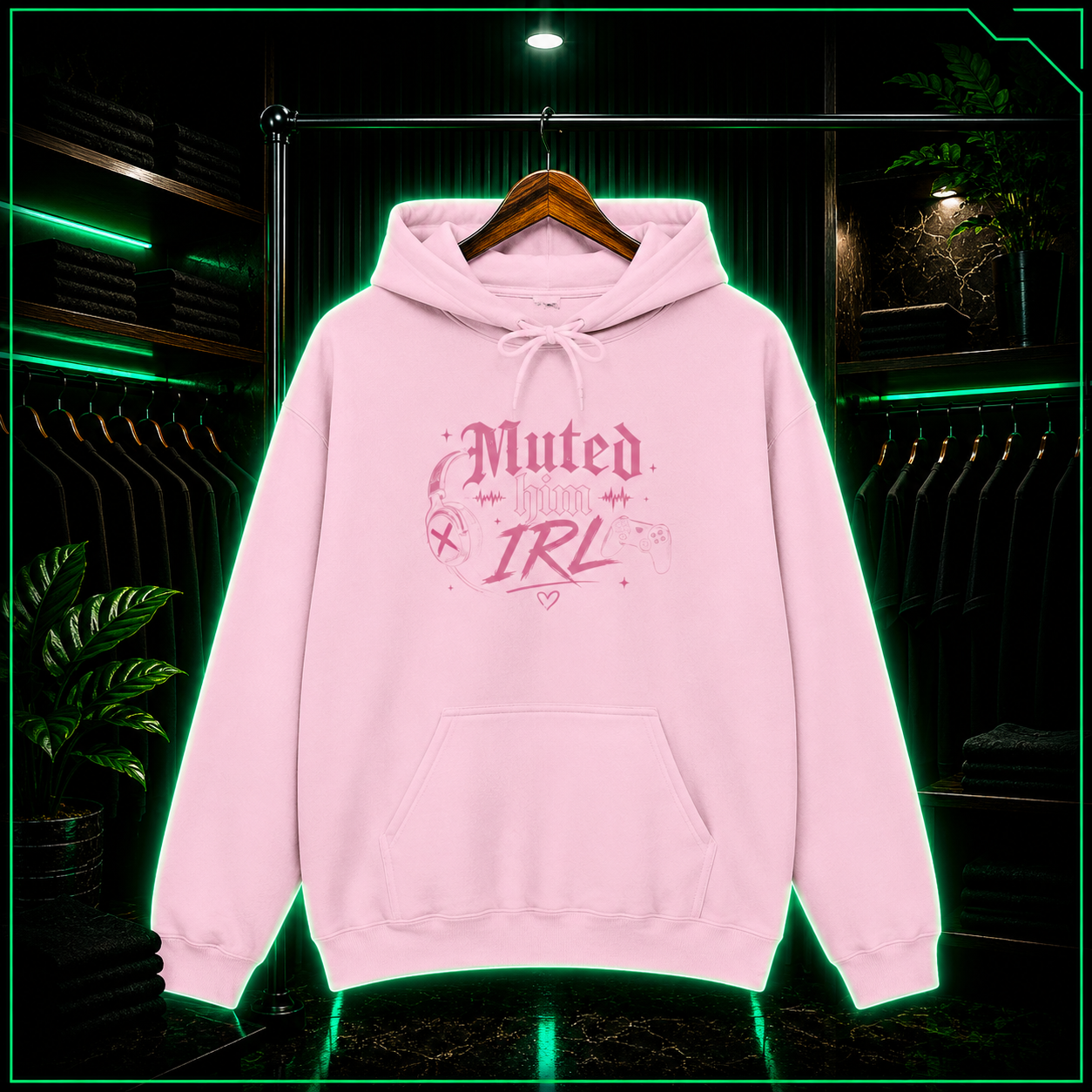 Muted Him IRL Hoodie