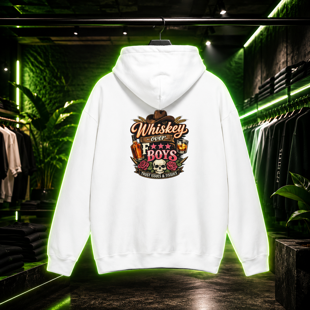 Whiskey Over Fk Boys Hoodie