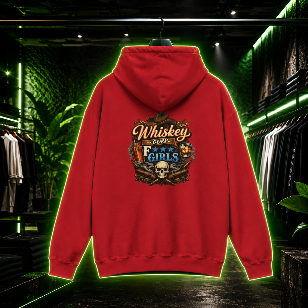 Whiskey Over Fk Girls Hoodie
