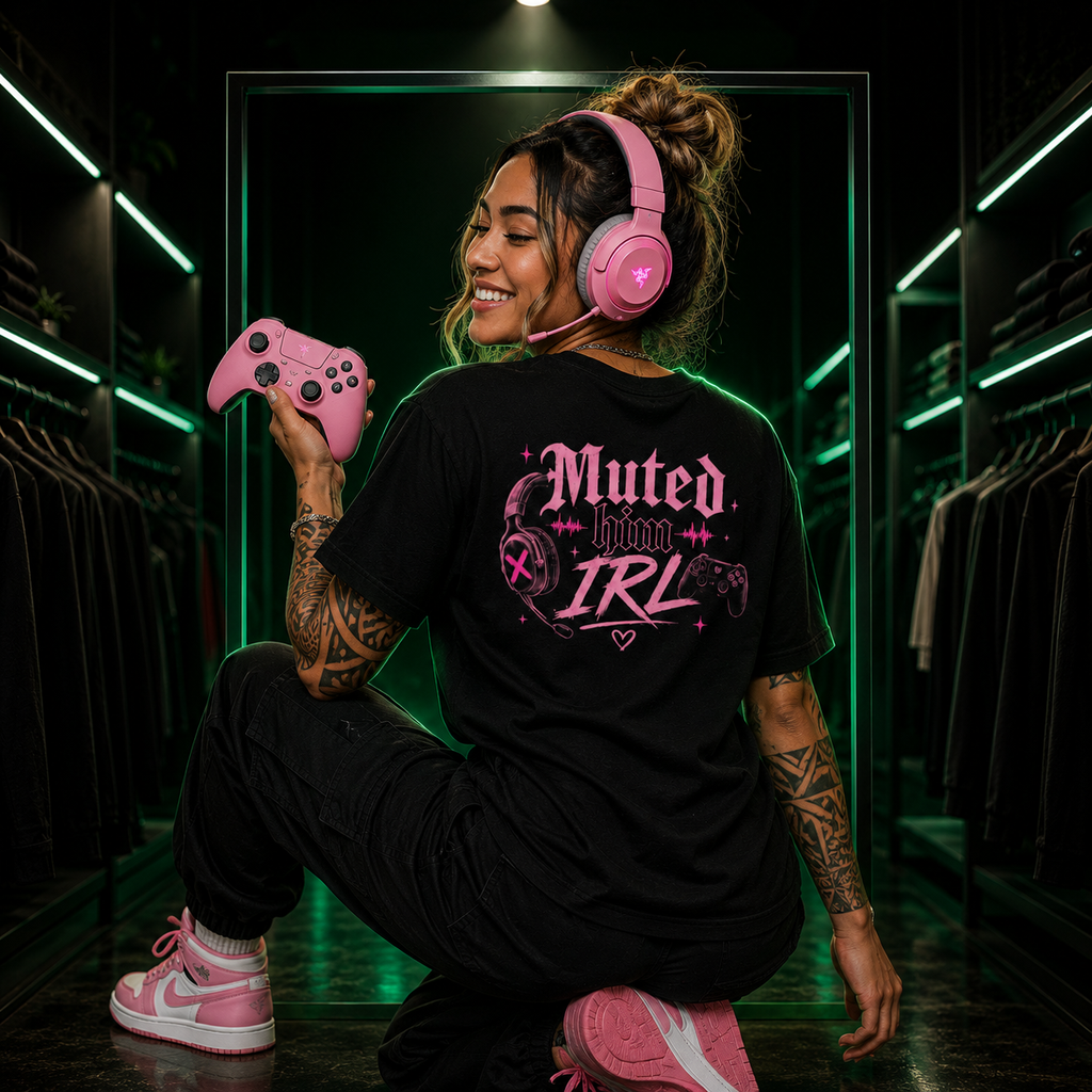Muted Him IRL Tee