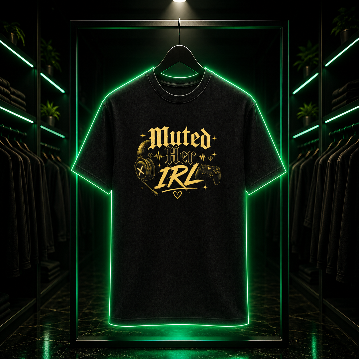 Muted Her IRL Tee
