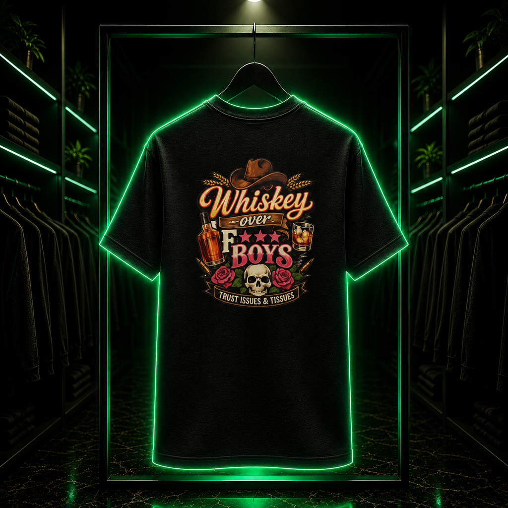 Whiskey Over Fk Boys Tee