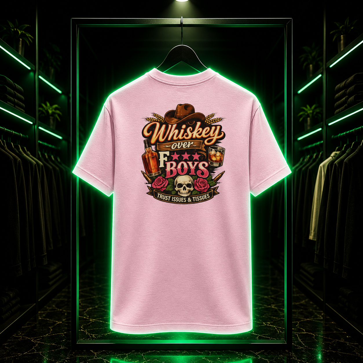Whiskey Over Fk Boys Tee