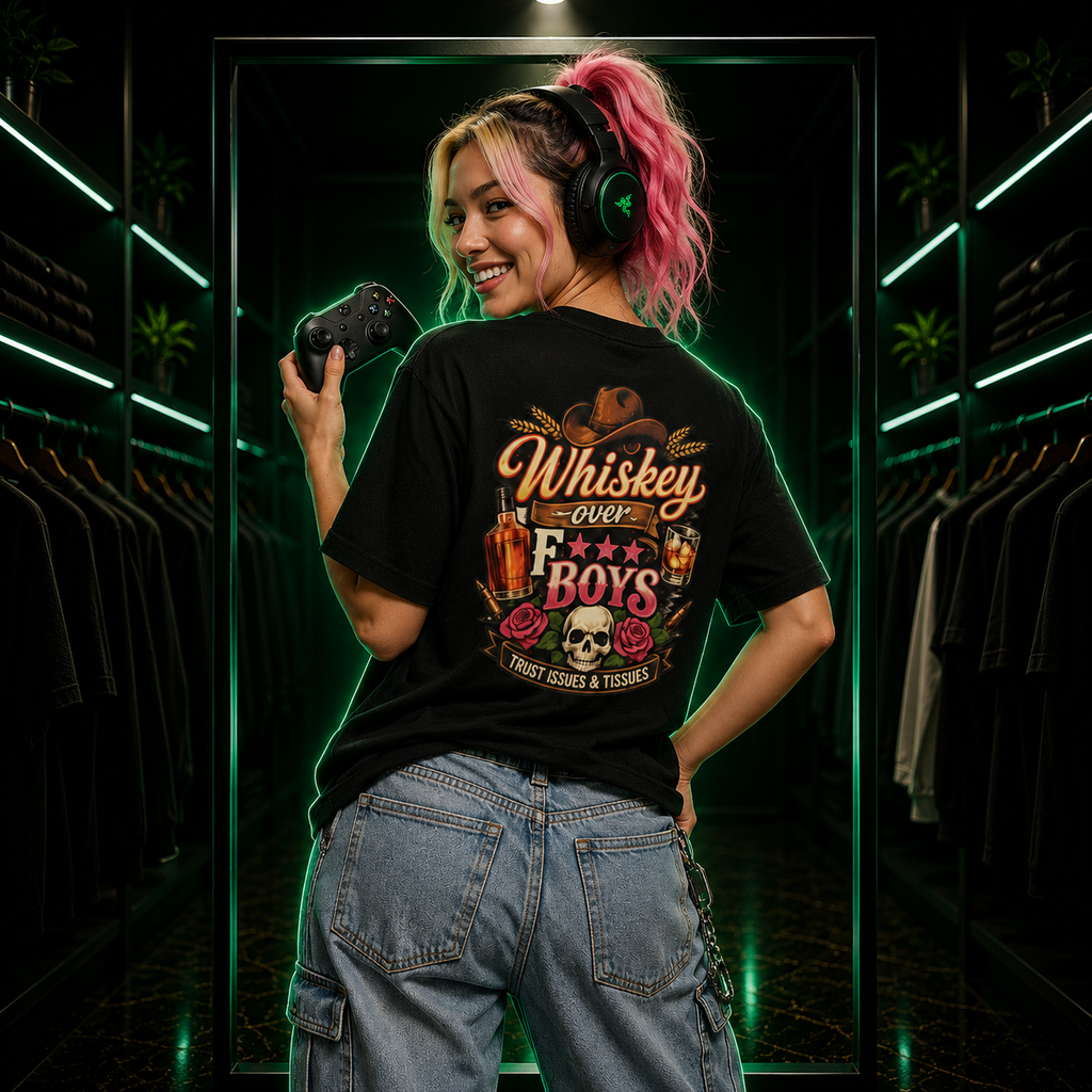 Whiskey Over Fk Boys Tee