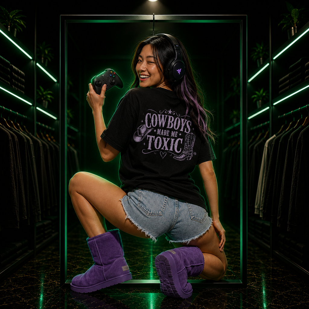 Cowboys Made Me Toxic Tee