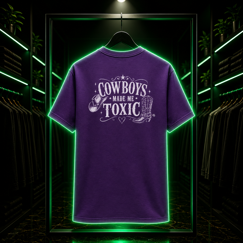 Cowboys Made Me Toxic Tee