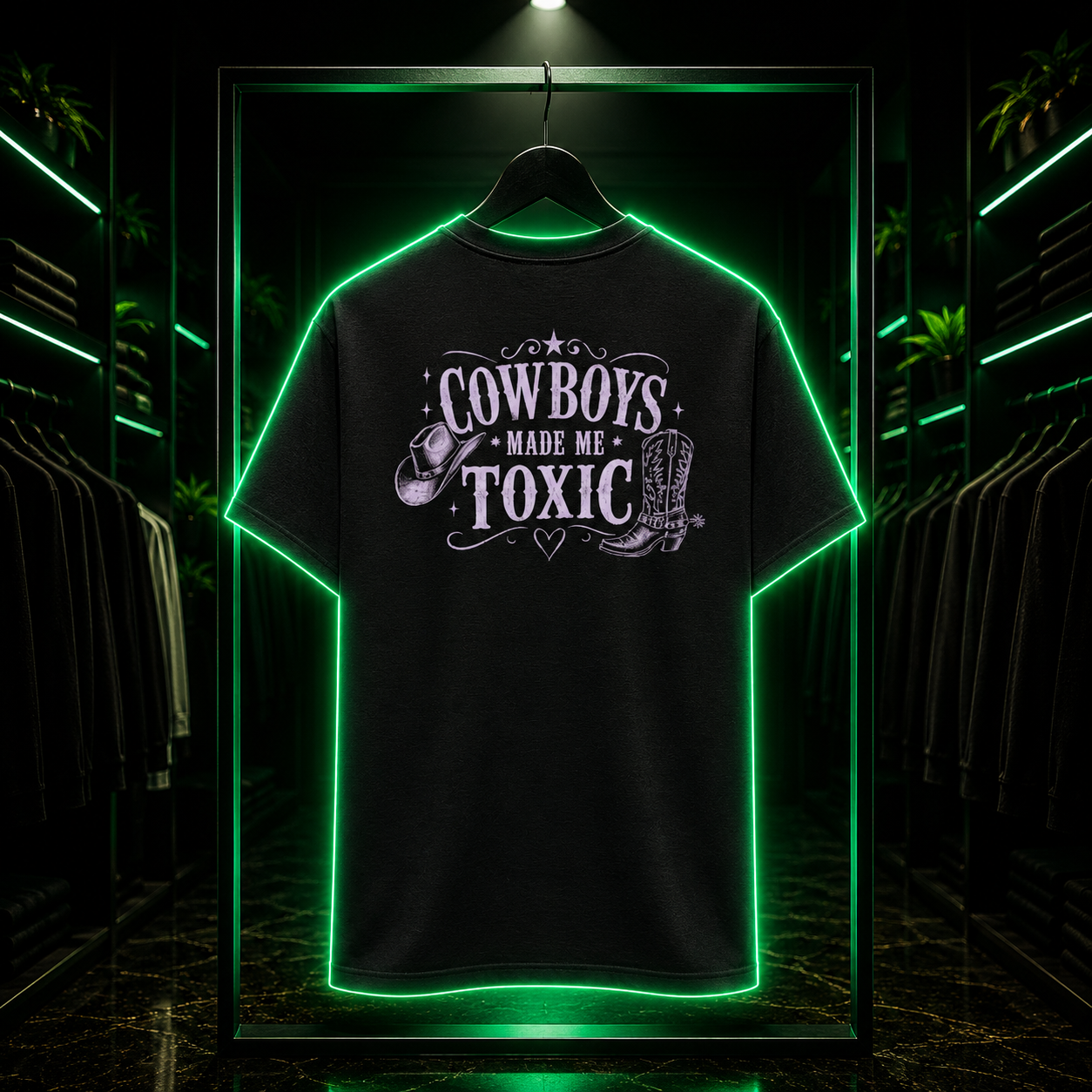 Cowboys Made Me Toxic Tee