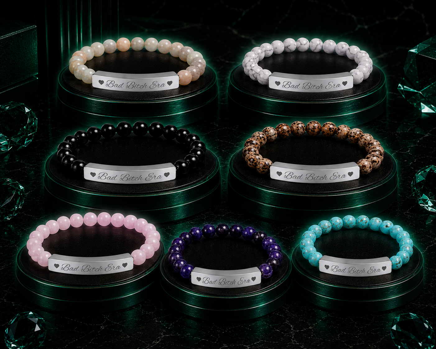 Bad Bitch Era Crystal Bracelet