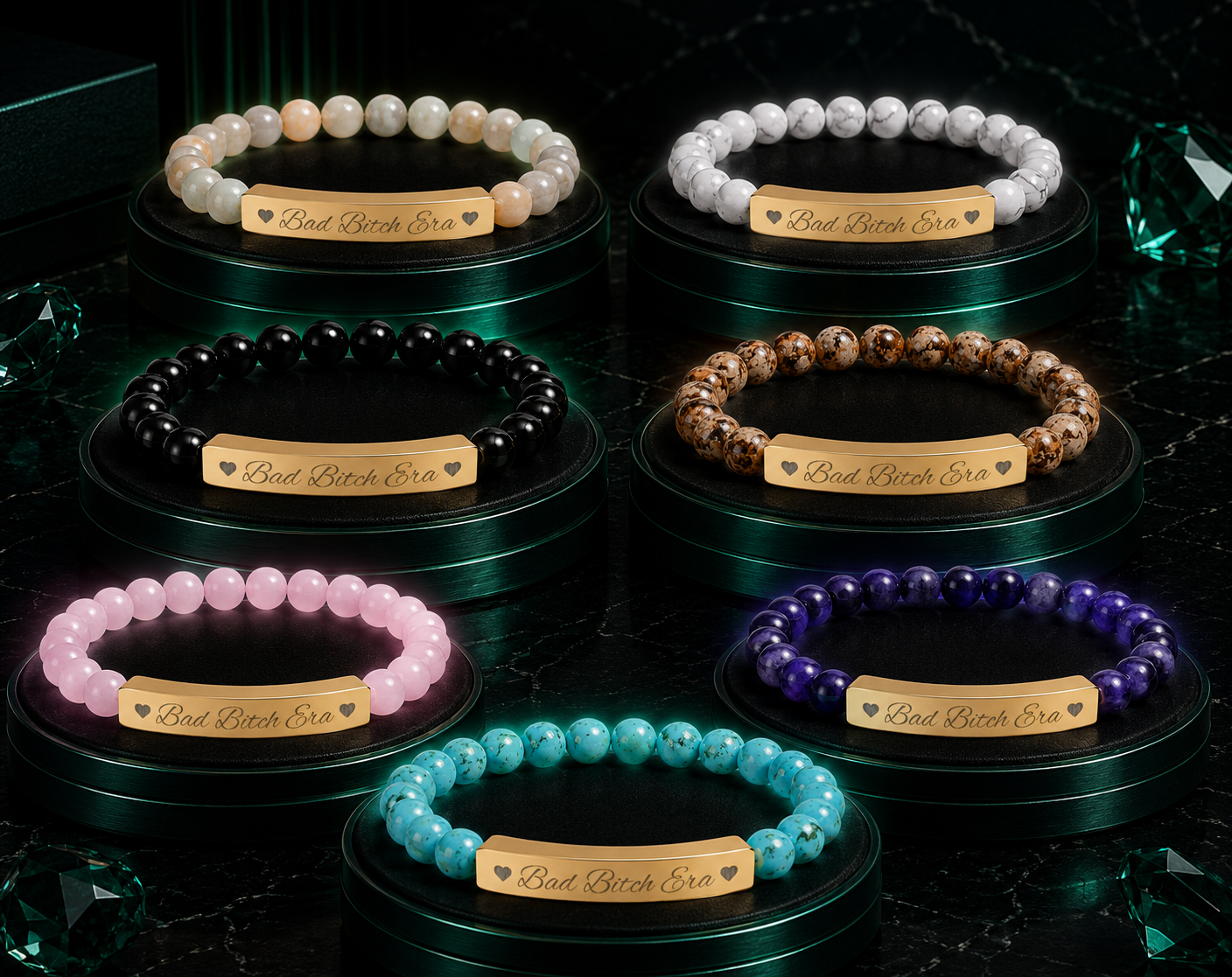 Bad Bitch Era Crystal Bracelet