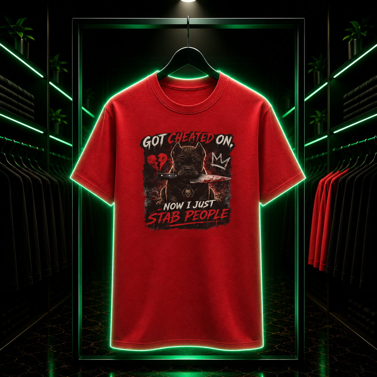 Stabby Puppy Tee