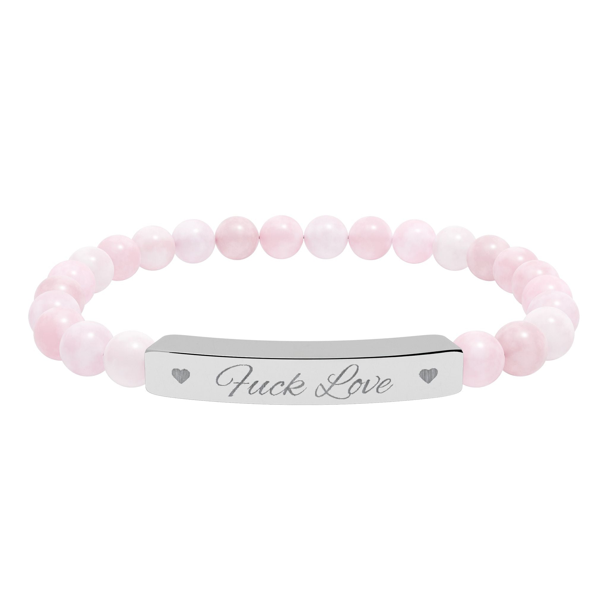 Fuck Love Crystal Bracelet